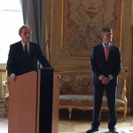 M. Christian Masset, secrétaire général du ministère des Affaires étrangères, et M. Michel Dancoisne-Martineau,