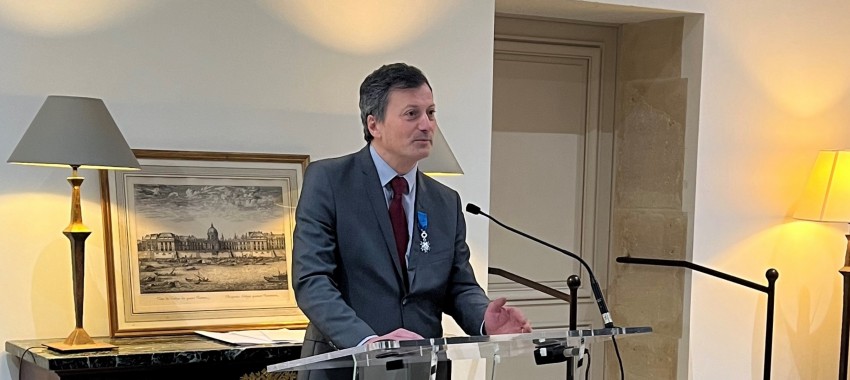 Fondation treasurer Count Nicolas Walewski made Chevalier de l’Ordre National du Mérite